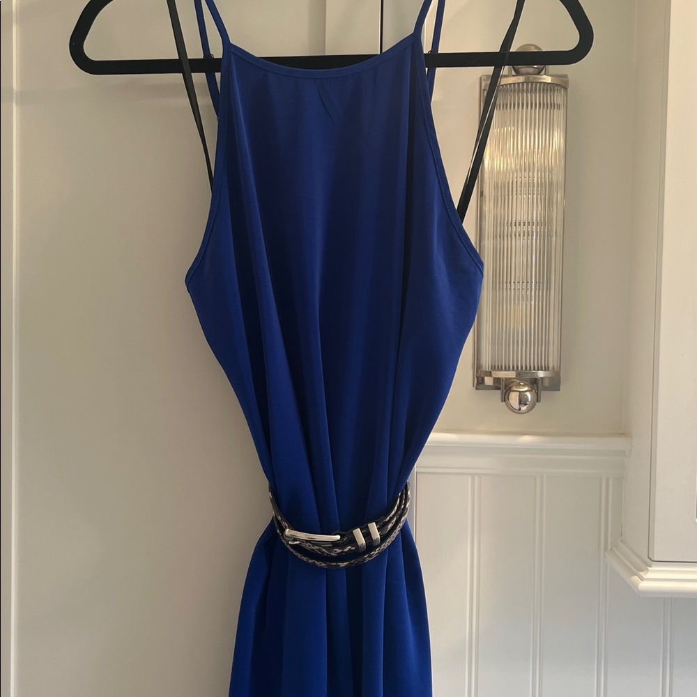 Calvin Klein Blue Slip Dress - Picture 7 of 8
